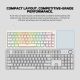 Tastatura Mehanicka Gaming Fantech MK614 Atom x66 Retro crna (ice apricot switch) - EP3093824