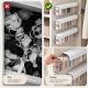 Organizator sa fiokama za garderobu, komplet 3 komada, 36×8,3×10,7 cm - EP3236293