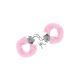 Metalne Lisice Roze Krzno Pink Furry Cuffs - ff001104