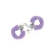 Metalne Lisice Ljubičasto Krzno Purple Furry Cuffs - ff001105