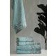 DEKOR DOM Peškir Floral 70x140cm, turquoise - 021694