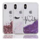 Maska za Samsung A9/ A920F/ A9s (2018) Fluid Love srebrna - 032066