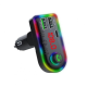 FM transmiter F8 USB, PD, TF, Bluetooth 5.0, Type C, RGB, 12-24V, handsfree crni - 201841