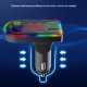 FM transmiter F8 USB, PD, TF, Bluetooth 5.0, Type C, RGB, 12-24V, handsfree crni - 201841