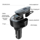 FM transmiter V8 USB TF Bluetooth 5.0 12-24V handsfree crni - 99321