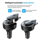 FM transmiter V8 USB TF Bluetooth 5.0 12-24V handsfree crni - 99321