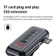FM transmiter Y4 USB TF Bluetooth 5.0, call ID, modlularni,  handsfree crni - 201837