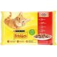 FRISKIES Vlažna hrana za mačke sa mesom 4x85g - 7613036986250