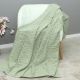 DEKOR DOM Frotir prekrivač STONE 200x210 - LIGHT GREEN - 024541
