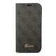 Maska za iPhone 14 na preklop Guess PC/ TPU 4G Metal Camera Outline Book crna - GUBKP14SHG4SHK