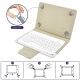 Futrola Leather 10-11 in sa bluetooth tastaturom bela - 058439