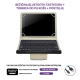 Futrola Leather 10-11 in sa bluetooth tastaturom crna - 058438