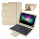 Futrola Leather 10-11 in sa bluetooth tastaturom zlatna - 058437