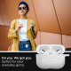 Futrola Spigen Rugged Silicone Fit za Airpods Pro 1 bela - ASD00534