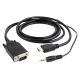 A-HDMI-VGA-03-6 Gembird HDMI to VGA and audio adapter cable, single port, 1,8m, black - EP3228596