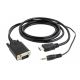 A-HDMI-VGA-03-6 Gembird HDMI to VGA and audio adapter cable, single port, 1,8m, black - EP3228596