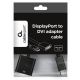 A-DPM-DVIF-002 Gembird DisplayPort to DVI adapter cable, black - EP3223610