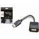 A-DPM-DVIF-002 Gembird DisplayPort to DVI adapter cable, black - EP3223610