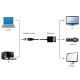 A-DPM-DVIF-002 Gembird DisplayPort to DVI adapter cable, black - EP3223610