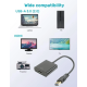 A-USB3-HDMI-02 Gembird USB 3.0 to HDMI display adapter, black - EP3225148