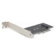PEX-M2-01 Gembird M.2 SSD NVMe adapter PCI-Express add-on card, sa dodatnim low-profile breketom - EP3225505