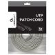 GEMBIRD PP12-15M Mrezni kabl, CAT5e UTP Patch cord 15m grey - 2542-1