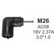 NPC-AC08 (M26) Gembird konektor za punjac 65W-19V-2.37A, 3.0x1.1mm - EP3223407