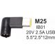 NPC-IB01 (M25) Gembird konektor za punjac 45W-20V-2.25A, USB PIN - EP3223419
