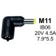 NPC-IB06 (M11) Gembird konektor za punjac 90W-20V-4.5A, 7.9x5.5mm PIN - EP3223422