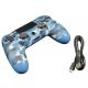 JPD-Wireless-Thrillershock PC/PS4 CAMO BLUE Gembird Bezicni gamepad sa dvostrukom vibracijom v2 - EP3227495