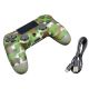 JPD-Wireless-Thrillershock PC/PS4 CAMO GREEN Gembird Bezicni gamepad sa dvostrukom vibracijom v2 - EP3227498