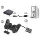 JPD-THRILLERSHOCK 3 ** Gembird Bezicni gamepad sa dvostrukom vibracijom, PS2 / PS3 / PC (737) - EP3227542