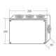 Razvodna kutija sa gumenom zaptivkom ME-K255x200x80mm (12 uvodnica) IP65 - EP3237139