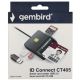 CRDR-CT405 ** Smart card reader USB2.0 Citac licne karte, sobracajne bank. +SD+TF+SIM reader (959) - EP3224030