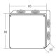 Razvodna kutija sa gumenom zaptivkom ME-K85x85x50mm (7 uvodnica) IP55 - EP3237028