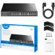 Cudy GS1024 24-Port 10/100/1000M Switch,24 x Gbit  RJ45 port, rackmount (alt. PFS3024-24) - EP3225748