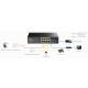 Cudy FS1010PG 8-Port 10/100M PoE+ Switch, 2Uplink 10/100/1000M, 120W, 250m, steel (Alt.PFS3010-8ET) - EP3269103