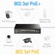 Cudy GS1010PE 8-Port Gbit PoE+ Switch with 2 Gbit Uplink Ports 120W, steel case - EP3269109