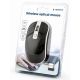 MUSW-4B-06-BS Gembird Bezicni mis 2,4GHz opticki USB 800-1600Dpi black/silver 115mm FO - EP3225790