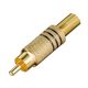 RCA utikac RCA11G Metalni, pozlaæeni RCA utikaè - EP3226485