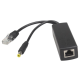 POE-INJ-4812 Gembird Extender 48V POE spiter kabl(RJ45 input 44V-57V), output 12V/1-2A, 100m - EP3225925