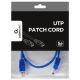 PP12-0.5M/B Gembird Mrezni kabl, CAT5e UTP Patch cord 0.5m blue - EP3274161