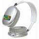BHP-LED-02-W Gembird Bluetooth stereo Slualice sa mikrofonom Bt V5.0 400mAh/32Ohm, 2h Li-ion Bele - EP3224527