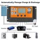 SOL-CONTROL30AO GMB MPPT automatski solarni kontroler punjenja baterije100A/50A/30A/20A/10A LCD Dual - EP3224200