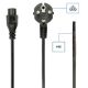 PC-186-ML12-1M Gembird Detelina C5 napojni kabl za notebook, VDE certifikat 1m - EP3227390