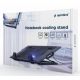 NBS-1F17T-01 Gembird hladnjak za laptop, 17inc 150mm Fan, USB, 370x265mm, Ergo Stand - EP3231129