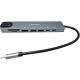 A-CM-COMBO8-05 * Gembird USB HUB Type-C 8-in-1 multi-port adapter USB-C+USB-A+HDMI+PD+card+RJ45, FO - EP3225991
