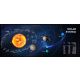 MP-SOLARSYSTEM-XL-01 Gembird, Gejmerska podloga za misa od prirodne gume, 350x900mm, 3mm Cosmos - EP3226021
