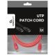 PP12-3M/RO Gembird Mrezni kabl, CAT5e UTP Patch cord 3m pink - EP3226033