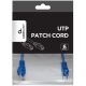 PP6U-0.25M/B Gembird Mrezni kabl, CAT6 UTP Patch cord 0.25m blue - EP3223403